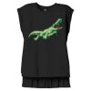Women's Flowy Muscle Tee With Rolled Cuffs Thumbnail