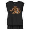 Women's Flowy Muscle Tee With Rolled Cuffs Thumbnail