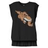 Women's Flowy Muscle Tee With Rolled Cuffs Thumbnail