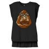Women's Flowy Muscle Tee With Rolled Cuffs Thumbnail