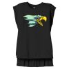 Women's Flowy Muscle Tee With Rolled Cuffs Thumbnail