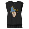 Women's Flowy Muscle Tee With Rolled Cuffs Thumbnail