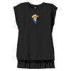 Women's Flowy Muscle Tee With Rolled Cuffs Thumbnail