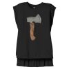 Women's Flowy Muscle Tee With Rolled Cuffs Thumbnail