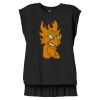 Women's Flowy Muscle Tee With Rolled Cuffs Thumbnail