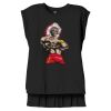 Women's Flowy Muscle Tee With Rolled Cuffs Thumbnail