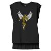Women's Flowy Muscle Tee With Rolled Cuffs Thumbnail