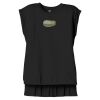 Women's Flowy Muscle Tee With Rolled Cuffs Thumbnail