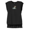 Women's Flowy Muscle Tee With Rolled Cuffs Thumbnail