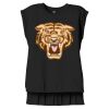Women's Flowy Muscle Tee With Rolled Cuffs Thumbnail