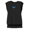 Women's Flowy Muscle Tee With Rolled Cuffs Thumbnail