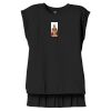 Women's Flowy Muscle Tee With Rolled Cuffs Thumbnail