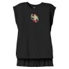 Women's Flowy Muscle Tee With Rolled Cuffs Thumbnail