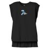 Women's Flowy Muscle Tee With Rolled Cuffs Thumbnail