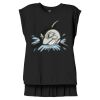 Women's Flowy Muscle Tee With Rolled Cuffs Thumbnail