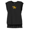 Women's Flowy Muscle Tee With Rolled Cuffs Thumbnail
