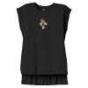 Women's Flowy Muscle Tee With Rolled Cuffs Thumbnail