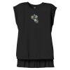 Women's Flowy Muscle Tee With Rolled Cuffs Thumbnail