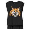 Women's Flowy Muscle Tee With Rolled Cuffs Thumbnail