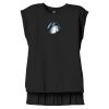 Women's Flowy Muscle Tee With Rolled Cuffs Thumbnail