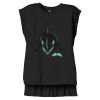 Women's Flowy Muscle Tee With Rolled Cuffs Thumbnail