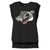 Women's Flowy Muscle Tee With Rolled Cuffs Thumbnail