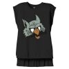Women's Flowy Muscle Tee With Rolled Cuffs Thumbnail