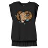Women's Flowy Muscle Tee With Rolled Cuffs Thumbnail