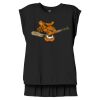 Women's Flowy Muscle Tee With Rolled Cuffs Thumbnail