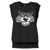 Women's Flowy Muscle Tee With Rolled Cuffs Thumbnail