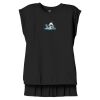 Women's Flowy Muscle Tee With Rolled Cuffs Thumbnail