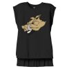 Women's Flowy Muscle Tee With Rolled Cuffs Thumbnail