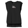 Women's Flowy Muscle Tee With Rolled Cuffs Thumbnail