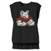 Women's Flowy Muscle Tee With Rolled Cuffs Thumbnail