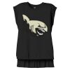 Women's Flowy Muscle Tee With Rolled Cuffs Thumbnail