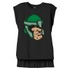 Women's Flowy Muscle Tee With Rolled Cuffs Thumbnail