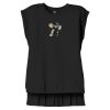 Women's Flowy Muscle Tee With Rolled Cuffs Thumbnail