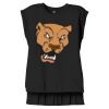 Women's Flowy Muscle Tee With Rolled Cuffs Thumbnail