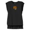 Women's Flowy Muscle Tee With Rolled Cuffs Thumbnail
