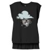Women's Flowy Muscle Tee With Rolled Cuffs Thumbnail