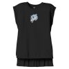 Women's Flowy Muscle Tee With Rolled Cuffs Thumbnail