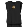 Women's Flowy Muscle Tee With Rolled Cuffs Thumbnail