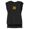 Women's Flowy Muscle Tee With Rolled Cuffs Thumbnail