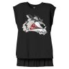 Women's Flowy Muscle Tee With Rolled Cuffs Thumbnail