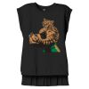 Women's Flowy Muscle Tee With Rolled Cuffs Thumbnail