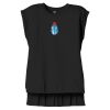 Women's Flowy Muscle Tee With Rolled Cuffs Thumbnail