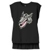 Women's Flowy Muscle Tee With Rolled Cuffs Thumbnail
