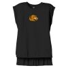 Women's Flowy Muscle Tee With Rolled Cuffs Thumbnail