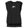 Women's Flowy Muscle Tee With Rolled Cuffs Thumbnail