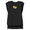Women's Flowy Muscle Tee With Rolled Cuffs Thumbnail